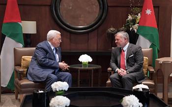   الرئيس الفلسطيني يصل عمان وبجتمع الملك عبد الله الثاني
