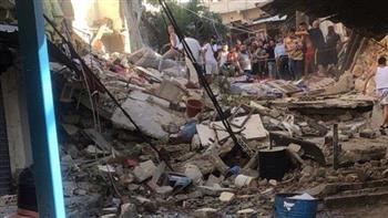   انهيار مبنى بمدينة طرابلس اللبنانية يسفر عن سقوط مصابين وخسائر مادية