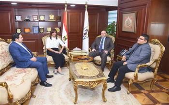 نبيلة مكرم تصل محافظة بني سويف استعدادا لافتتاح قاعات تدريب «المصري الألماني للوظائف والهجرة»