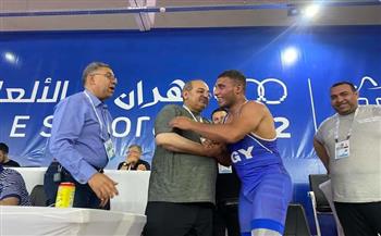   المصارع نور الدين حسن يضيف برونزية جديدة لمصر