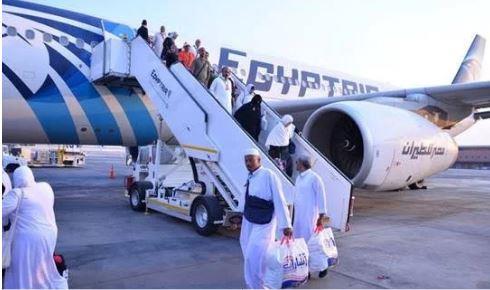 مصر للطيران تسير اليوم 11 رحلة لنقل 2500 حاج للأراضي المقدسة