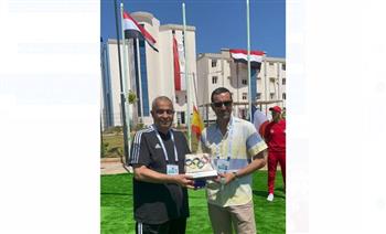   رفع علم مصر في القرية المتوسطية بوهران خلال دورة ألعاب البحر المتوسط