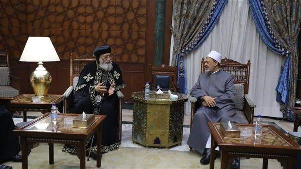 الإمام الأكبر يستقبل البابا تواضروس للتهنئة بقرب حلول عيد الأضحى المبارك