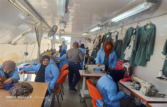 «حياة كريمة» وحدة متنقلة للتدريب بأبو المطامير للتدريب المهنى
