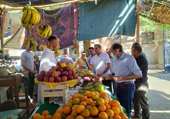 رئيس مدينة الأقصر يتفقد معارض بيع مستلزمات عيد الأضحى المبارك