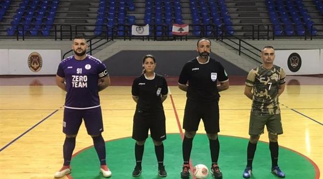 الجيش يتقدم على الحرية في نهائي دوري الصالات