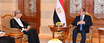    السيسى يلتقى نائب رئيس الوزراء العمانى  