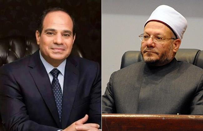 مفتي الجمهورية يهنِّئ الرئيس السيسي بالذكرى التاسعة لـ 30 يونيو
