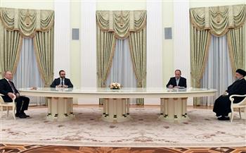   بوتين يلتقى الرئيس الإيرانى فى عشق آباد