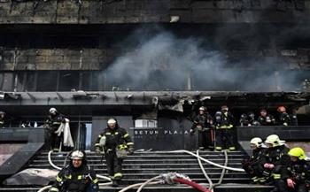   روسيا: إنقاذ أكثر من 120 شخصًا جراء احتراق مركز أعمال ضخم في موسكو