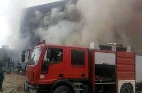 السيطرة على حريق مخزن فحم فى بورسعيد