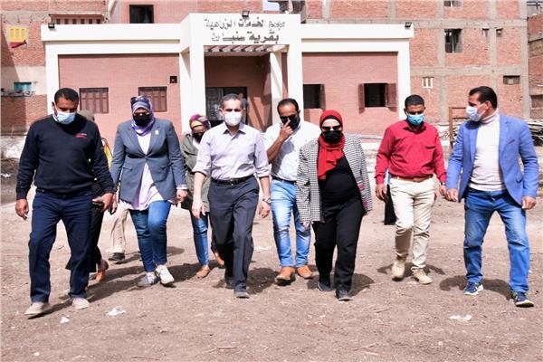 جولة صباحية لمحافظ الغربية لتفقد مشروعات حياة كريمة بنهطاي 
