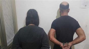 ضبط رجل وسيدة بالقيام ببعض الحركات الإستعراضية بالطريق العام ببورسعيد 