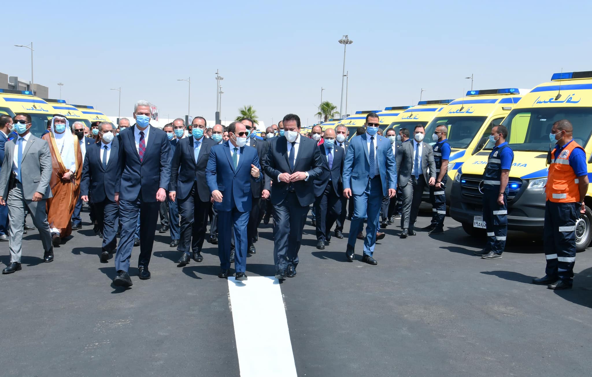فيديو وصور.. نشاط الرئيس السيسي اليوم