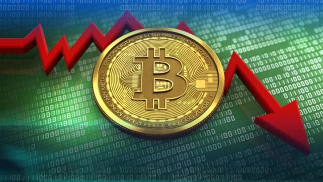 تراجع قياسي لسعر بيتكوين