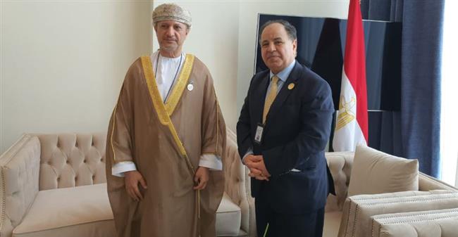 وزيرا المالية المصري والعماني: تبادل الرؤى حول سياسات الحماية الاجتماعية 