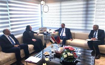 وزيرة التجارة والصناعة تبحث مع نظيرها المغربي تعزيز التعاون الاقتصادي