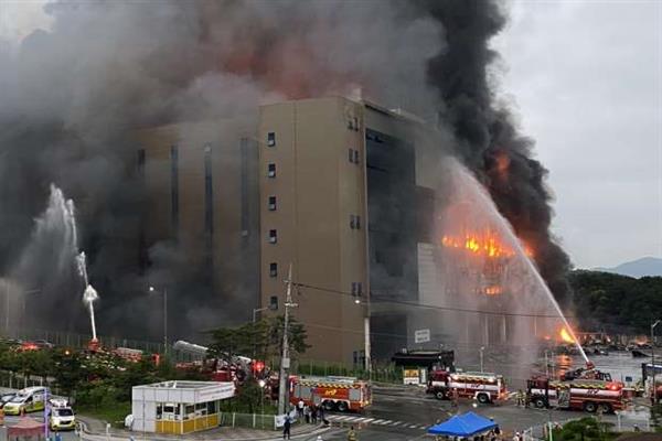 مصرع وإصابة 47 شخصا إثر حريق مبنى بكوريا الجنوبية
