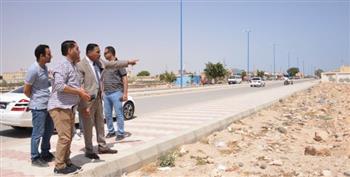   تنفيذ أعمال رفع كفاءة وتجميل الجزيرة الوسطى لمدخل مدينة مرسى مطروح