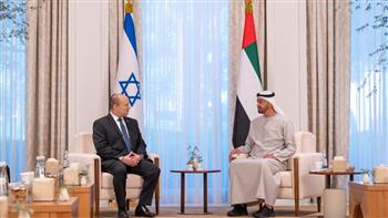   محمد بن زايد ورئيس الوزراء الإسرائيلي يبحثان التعاون الثنائي