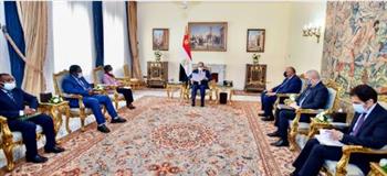   الرئيس السيسى يؤكد اعتزاز مصر بالعلاقات التاريخية المتميزة  مع تنزانيا 