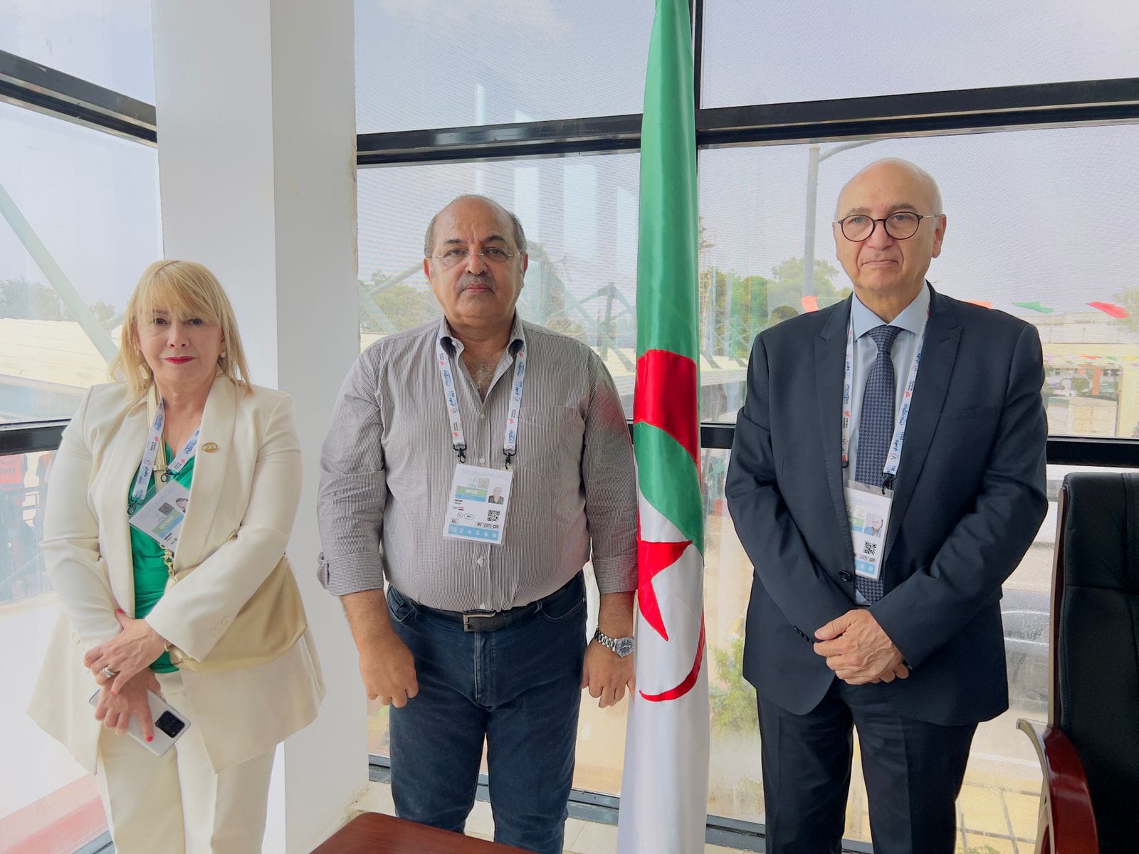 وزير الرياضة الجزائري يستقبل المهندس هشام حطب
