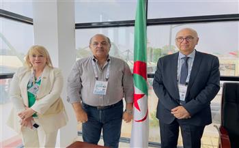   وزير الرياضة الجزائري يستقبل المهندس هشام حطب 