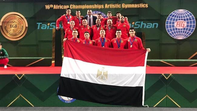 مصر تتربع على عرش بطولة افريقيا للجمباز الفني بالقاهرة 