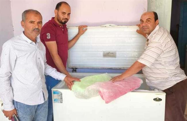ضبط ٢٦٥ كجم من المثلجات مجهولة المصدر بمصنع مثلجات بدون ترخيص بأبو المطامير