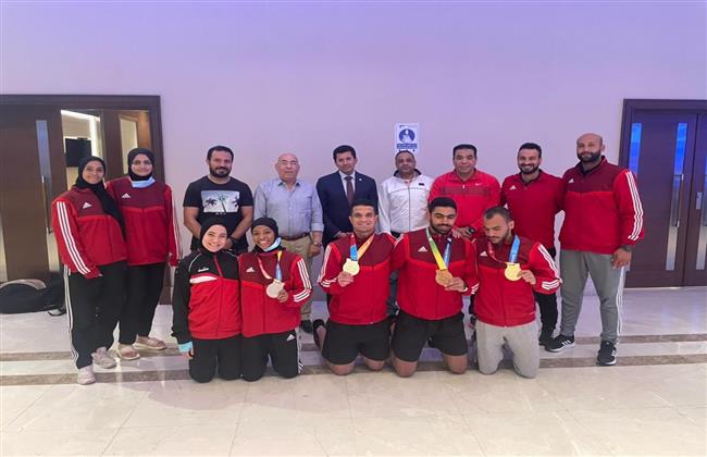 أشرف صبحي لأبطال الكاراتيه: أنتم رمز للشباب المصري