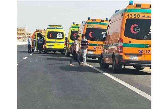 5 مصابين فى حادث تصادم بطوخ 