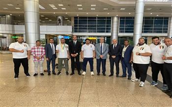   وزير الرياضة يتواصل مع بعثة السومو خلال استقبالهم الرسمى  بمطار القاهرة 
