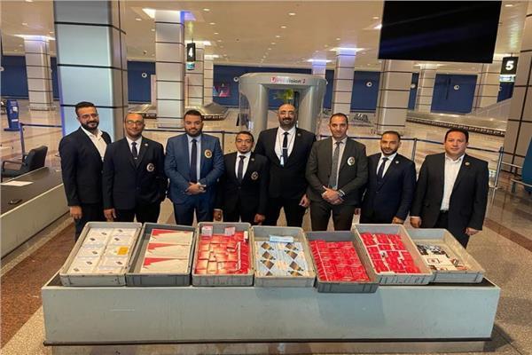 جمارك مطار الغردقة تضبط  تهريب عدد من قطع غيار ومستلزمات الكمبيوتر 