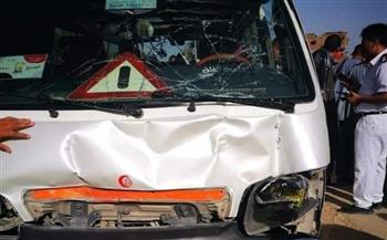   إصابة 3 أشخاص في حادث تصادم بسوهاج