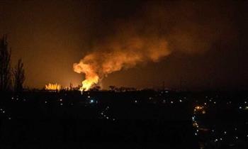   انفجارات مدوية تهز مدينة لوهانسك فى أوكرانيا 