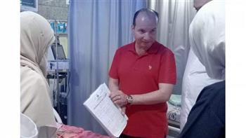   الجزار يتفقد مستشفى شبراخيت المركزي