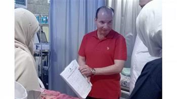 الجزار يتفقد مستشفى شبراخيت المركزي