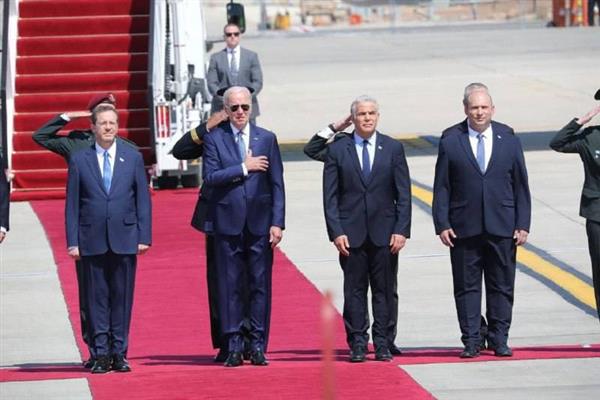 بايدن يزور النصب التذكاري الإسرائيلي لضحايا الهولوكوست في القدس