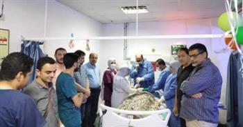 صحة دمياط تعلن إنقاذ إحدى حالات حادث ترعة السلام داخل مستشفى التخصصى