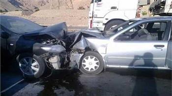   مصرع وإصابة 7 أشخاص فى حادث تصادم بطريق القصير مرسي علم