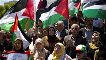   فلسطينيون يتظاهرون في بيت لحم ضد زيارة الرئيس الأمريكي