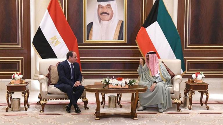 تفاصيل لقاء الرئيس السيسي وولى عهد الكويت