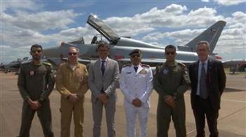   الكويت تشارك في عرض عسكري دولي في بريطانيا بطائرة من طراز "يوروفايتر"