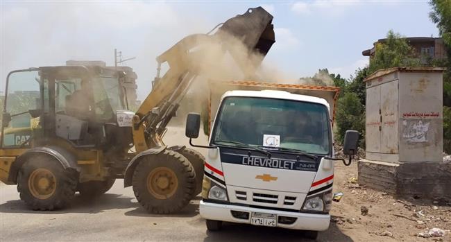 محافظ الغربية: رفع 85 طنا من القمامة بكفر الزيات ورفع كفاءة الشوارع ببسيون 