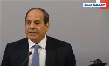    السيسي: مصر عززت من جهودها نحو التكيف مع الآثار السلبية لتغير المناخ