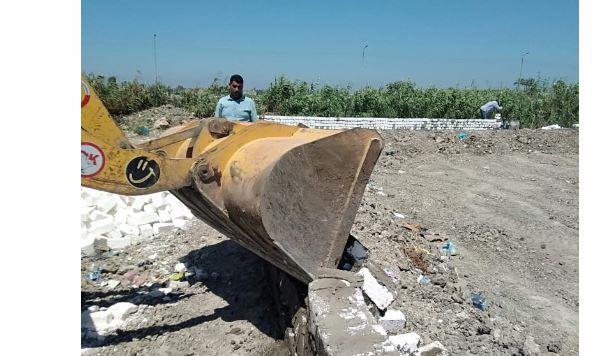 متابعة مستمرة للمشروعات الجارى تنفيذهالمبادرة حياة كريمة بأبو المطامير