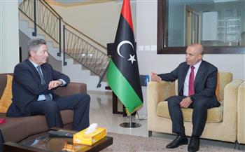   النائب بالمجلس الرئاسي عبد الله اللافي يلتقي سفير ألمانيا لدى ليبيا