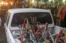  التحفظ على ١١٠ شيشة وتحرير عدد ٦ محاضر بوسط الإسكندرية
