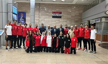   استقبال رسمى لمنتخب التايكوندو بمطار القاهرة بعد الفوز بـ 13 ميدالية ببطولة إفريقيا برواندا