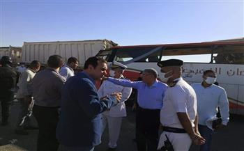   الصحة: خروج 16 من مصابي حادث الطريق الصحراوي الشرقي بالمنيا من المستشفي